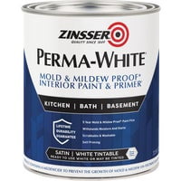 Zinsser Mildew Proof Interior Paint Satin White 1 Qt