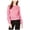 Pink - brghtpink, variant on Leyden Womens Diamond Cable Knit Sweater, Pink, Small