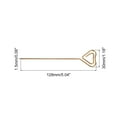 thumbnail image 2 of Uxcell Metal Cocktail Toothpicks Heart Shape Drink Picks Cocktail Skewers 9Pack (Rose Gold), 2 of 8