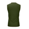 thumbnail image 2 of LIaqionyy Mens Shirts Sleeveless Button down Shirt Workout Muscle Tank Tops Casual Basic Summer Top Clothes, 2 of 7
