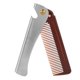 thumbnail image 1 of Peine de barba de acero inoxidable portátil, herramienta plegable para bigote, abridor de botellas, 1 of 8