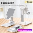 thumbnail image 2 of PanBiqintyy Desk Mobile Phone Holder Stand For IPhone IPad Xiaomi Adjustable Desktop Tablet Holder Universal Table Cell Phone Stand, 2 of 8