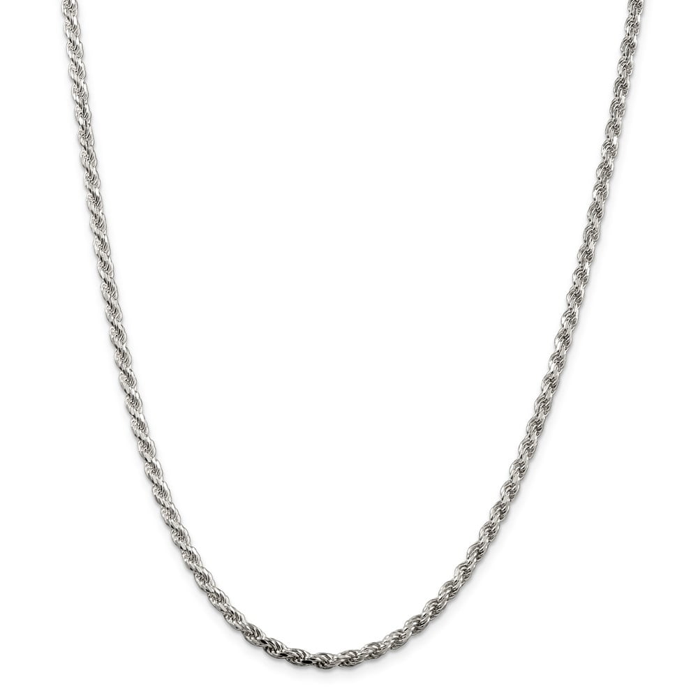 Silver 4.7mm Thick & Heavy ROUND ROLO Necklace 18" St 