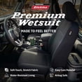 thumbnail image 5 of Genuine Dickies 2-Piece Logan Wetsuit Seat Covers, Car Seat Covers, Universal-Fit Automotive Seat Covers, Interior Accessories for Car, SUV, Crossovers, Car Seat Cover – Black, 5 of 11