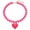 A, variant on VNOX Stainless Steel Gold Tone Yellow Resin Beaded Heart Pendant Necklace for Birthday Gift