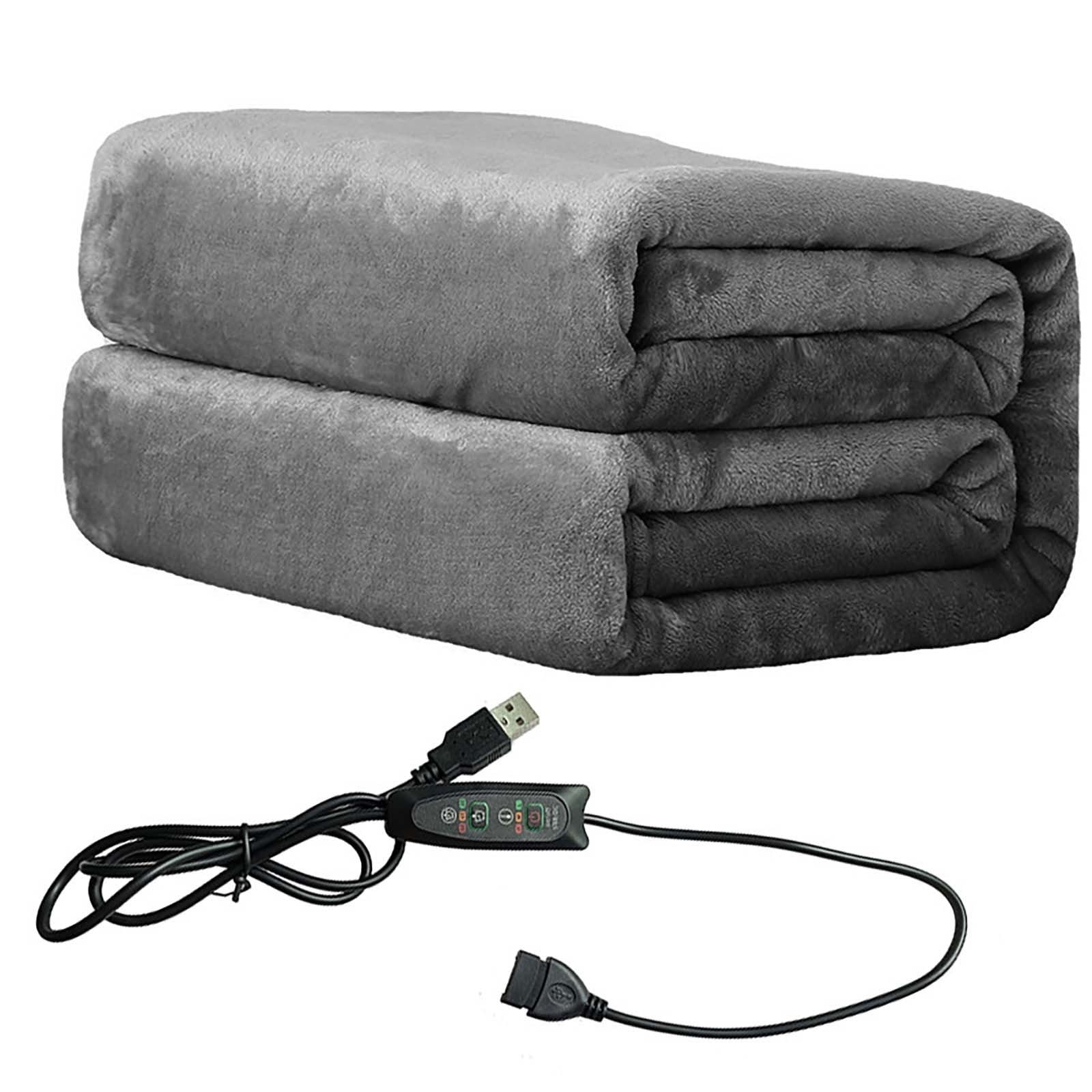 Heated Shawl Blanket Cozival Usb Heated Shawl Blanket - 76X150Cm Thickened Wrap with 3 Temperature Settings, Multi-Functional Shoulder & Body Warmer for Office, Home & Travel, Usb Body Warmer, Grey