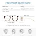 thumbnail image 4 of Cyxus Lentes para Computadora Hombres y Mujeres Anti Luz Azul Lente Antireflejant Bloqueo UV Antifatiga Anteojos Cyxus Style, 4 of 5