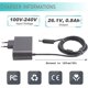 thumbnail image 2 of 26,1v euro Reino Unido EE. UU. reemplaza el cargador universal Dyson v6v7v8 JM, 2 of 5