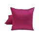 thumbnail image 3 of Fundas de almohada lisas HomeCentric en color magenta (paquete de 2), 65 x 65 cm (26 x 26 pulgadas), fundas de almohada europeas, fundas de almohada decorativas de seda artística lisas y lisas,, 3 of 5