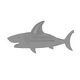 thumbnail image 1 of 3D Shark Bookmark Animal Stereo Character Bookmark Office Student Innovative School Supplies, 1 of 9