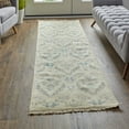thumbnail image 2 of Feizy Beall Traditional Oriental, Ivory/Gray/Blue, 2'6" x 8' Runner Easy Care Fade Resistant Stain Resistant Casual Floral & Botanical Floor Rug for Living room Bedroom, 2 of 7