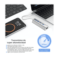 thumbnail image 4 of Adaptador USB-C a Ethernet Gigabit 5 en 1 Hub USB 3.0 con RJ45 y HDMI 4K Belug Plateado, 4 of 5