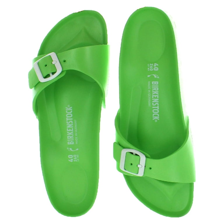 Birkenstock Womens Madrid Slides Slip On Footbed Sandals Green 40