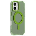 thumbnail image 2 of Candy Color Translucent Phone Case for iPhone 16 Plus, Compatible with MagSafe - Ultra Slim Lightweight Shockproof Protective Anti-Yellow Phone Cover Designed for iPhone 16 Plus, Green, 2 of 5