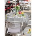 thumbnail image 5 of Outdoor Tablecloths with Umbrella Hole & Zipper, Sunflower Round Tablecloths 60 Inch, Vintage Botanical Waterproof Table Cloth, Patio/Pool/Picnic Table Covers, 5 of 8