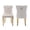 Beige+Gold, variant on Hassch Velvet Dining Chairs Set of 2 - Upholstered Kitchen Side Chairs with Solid Wood Legs, Button Tufted Back, Nailhead Trim and Decorative Ring Pull, Beige