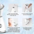thumbnail image 5 of Facial Steamer, Warm Mist Face Steamer Professional Facial Humidifier Portable For Home Skin Spa, Atomizer For Deep Cleaning Pores And Moisturizing (1, 5 of 5
