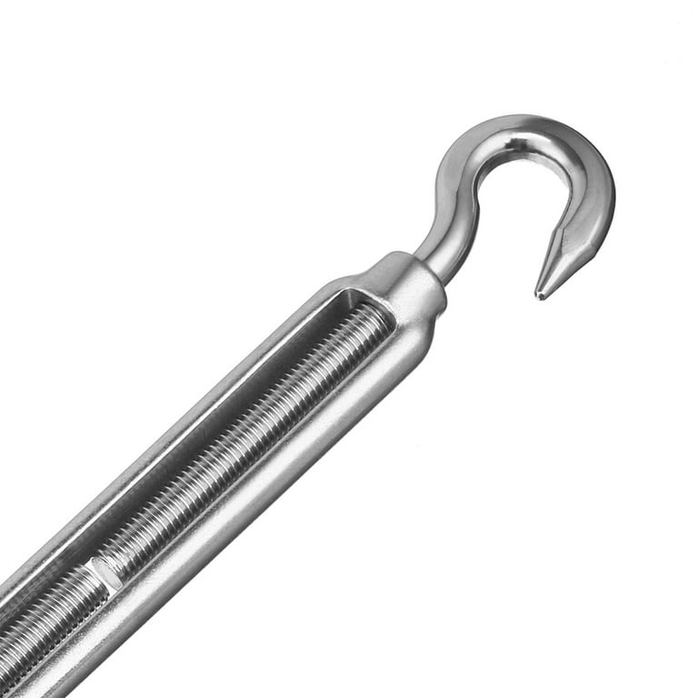 M12 Stainless Steel 304 Hook & Eye Turnbuckle Wire Rope Tension