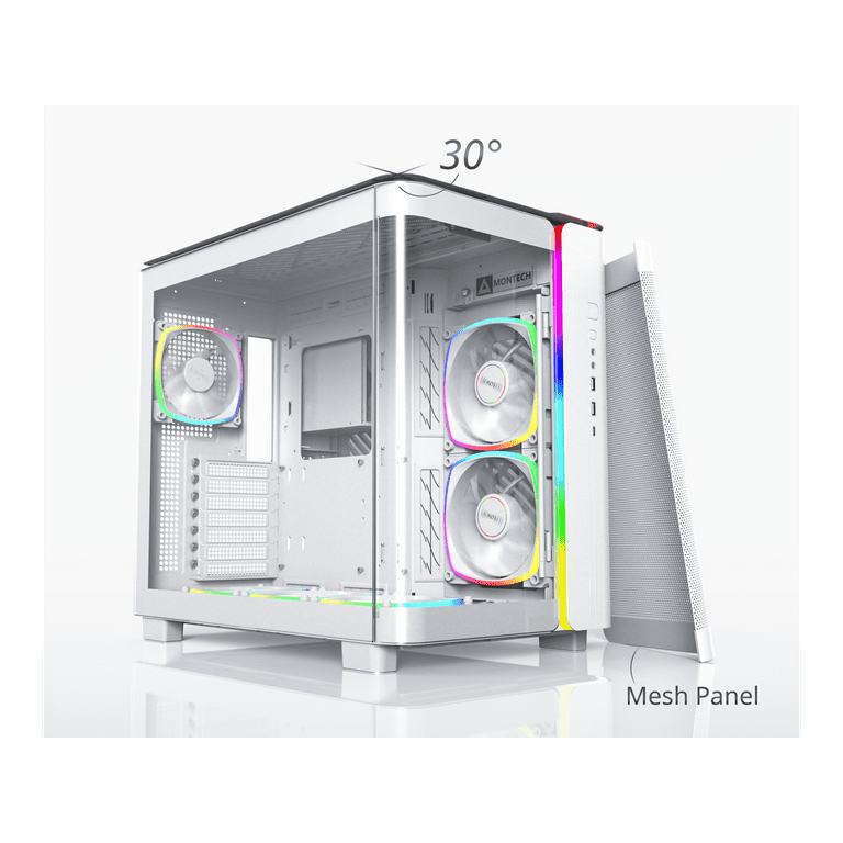 MONTECH KING 95 PRO ATX Mid-Tower PC Case, High-Airflow, Toolless