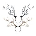thumbnail image 4 of Long Antler Tree Branches Headband Props Horns Hair Accessory Cosplay Headpieces, 4 of 4