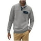 thumbnail image 1 of Blusa y camisa de manga larga con cuello alto para hombre, sudaderas casuales de moda con capucha, jersey de color liso, sudadera de manga larga, blusa de algodón y poliéster para hombre, 1 of 6