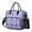 Blue Checkered Pattern, variant on Blue and Brown Checkered Pattern Insulated Leakproof Lunch Box for Women, Large Lunch Bag for Tween Teen Adult, Loncheras Para Mujer for Work Beach Travel Picnic Camping
