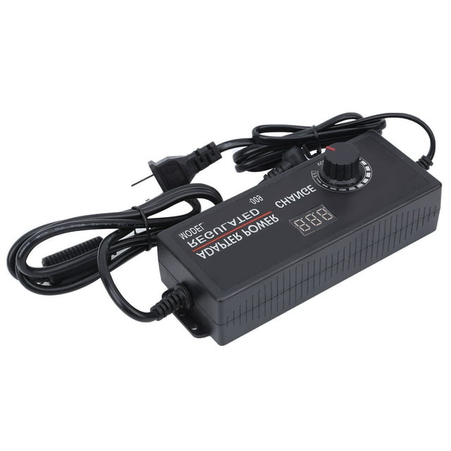 Adjustable Regulated Adapter 3V12V 10A DC Power Regulator, Fast Charging, Low Power Consumption, Anti Interference Overvoltage Protection, LED Strips, Routers