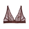 thumbnail image 2 of Journelle womens  Sapna Plunge Bralette, xs, Brown, 2 of 3