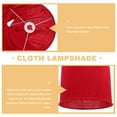 thumbnail image 2 of Cloth Drum Lamp Shade 16.51x11.79x0.08in Folding Drum Lampshade Chandelier Lampshade for Lamp Shade Replacement Red, 2 of 5