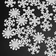 thumbnail image 3 of 100 Piezas Pegatinas Luminosas JanHm Navidad Copos de Nieve Luminosos Calcomanías de Pared 3D Fluorescente para Dormitorio Habitación de Niños Blanco, 3 of 5
