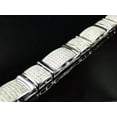 thumbnail image 4 of Men's Bracelet 12 CT Round Cut White Moissanite 14K White Gold Plated, 4 of 4