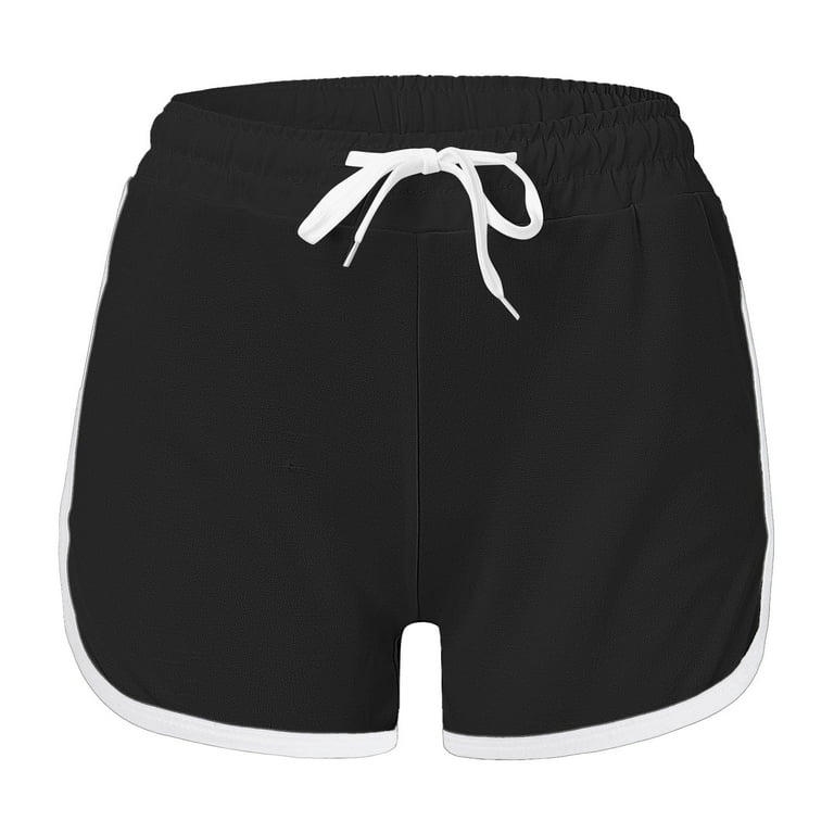 Black and white gym shorts deals