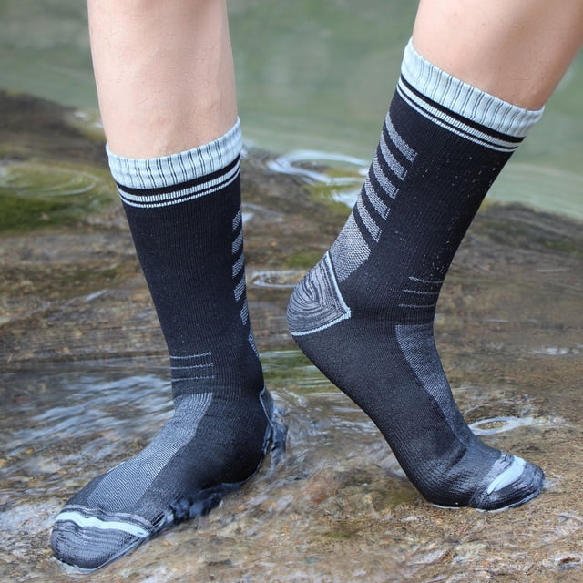 Calcetines impermeables para deportes al aire libre, esquí, aventura, montañismo, calcetines impermeables, equitación, vadeo, calcetines cálidos, transpirables e impermeables