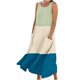 thumbnail image 1 of Vestido de Verano para las Mujeres sin Mangas Lino-Look Impreso Maxi, Suelto Fluido Y Vestido Sexy de Moda para las Mujeres, 1 of 5