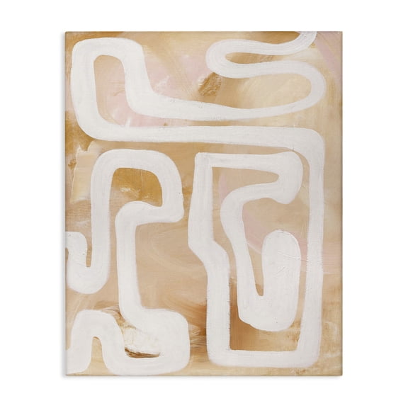 Stupell Industries Southwestern Muted Abstract Squiggle Canvas Art, 16 x 20, by Design Fabrikken