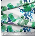 thumbnail image 2 of Soimoi Viscose Chiffon Fabric Flower & Leaves Watercolor Print Fabric by Yard 42 Inch Wide, 2 of 3