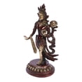 thumbnail image 3 of Brass World Brass Goddess Tara Standing Brass Handwork Tibetan Buddhist Deity(Red & Gold Finish), 3 of 4