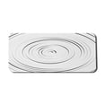 thumbnail image 1 of Spires Computer Mouse Pad, Rotary Spiral Ring Shaped Turning Simple Wheel Forms Modern Eddy Illustration, Rectangle Non-Slip Rubber Mousepad X-Large, 35" x 15", Black and White, by Ambesonne, 1 of 2