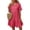 Z01-Hot Pink, variant on YAYUBA Black Dresses for Women Dresses Polka Dot Flounce Hem Smock Dress Vacation Flowy Maxi Dresses