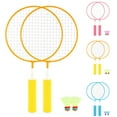 thumbnail image 2 of 2PCS Kids Tennis Racquet Training Tennis Racket with 2 Badminton for Outdoor, 2 of 10