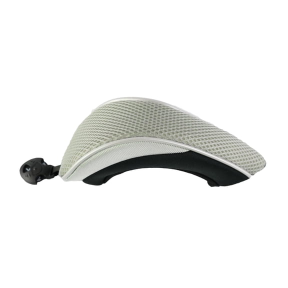 QccHieUs Golf Wood Head Cover Guard Lightweight Golf Driver Head Cover Compatible Number Gray