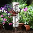 thumbnail image 7 of Happon Rain Gauge Outdoor-7" Capacity Upgrade Glass Rain Gauge with Stake-Freeze-Proof Outdoor Hummingbird Rain Gauge-Perfect Garden, Patio, and Lawn Decoration, 7 of 7