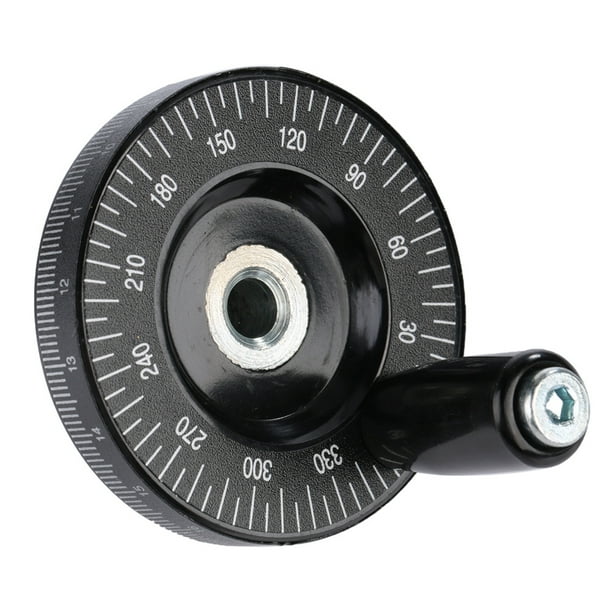 1 pieza de rueda de mano de baquelita maciza de 63 mm, escala de rueda de mano, accesorios para maquinaria