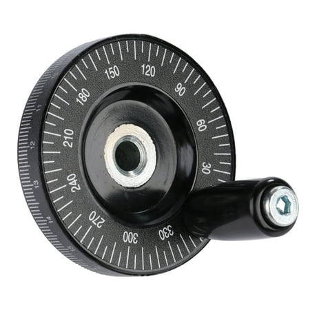

63mm Black Round Machinery Accessaries Hand Wheel Scale Handwheel For Lathes Milling Machine