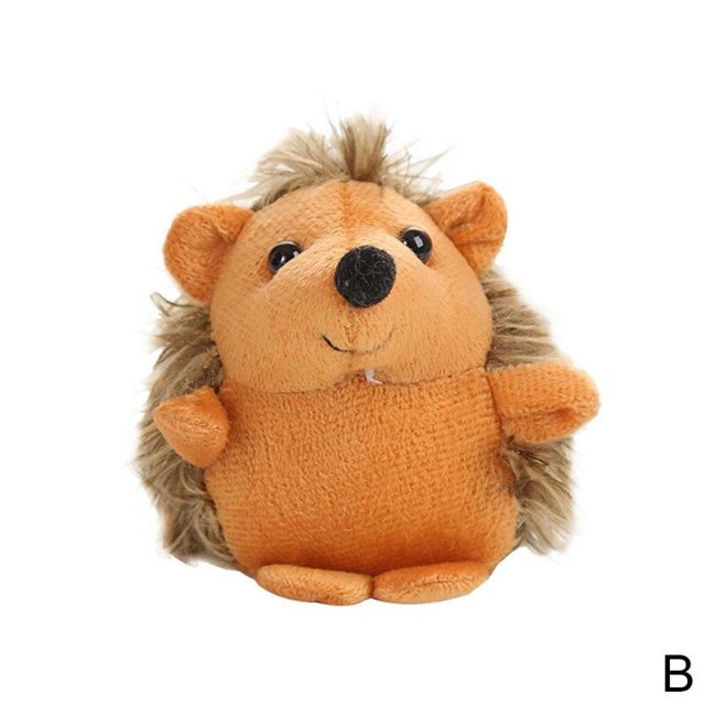 Muñeco de peluche de dibujos animados, pequeño erizo, bolsa colgante, regalos, llavero, decoración, lindo, V5E3, 10CM