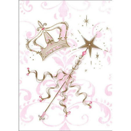 Oopsy Daisy Kimono Oopsy Daisy - Canvas Wall Art Little Princess Tiara & Wand 10x14 By Kris Langenberg ()