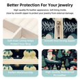 thumbnail image 3 of Christmas Travel Portable Square Decorative Box with Necklace Holder and Jewelry Organizer - Ideal for Rings, Earrings, Necklaces, Bracelets - Suitable for Girls and Women, 3 of 6