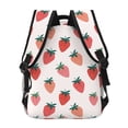 thumbnail image 4 of Fotbe Hand Drawn Strawberry Pattern Casual Backpack for School, Travel, and Outdoor Activities - Durable, Lightweight, and Comfortable, 4 of 5