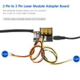 thumbnail image 2 of 2 Pin To 3 Pin Module Adapter Board 3-Interface Engraving Machine Conversion Board With 2-Pin And 3-Pin Cables For Engraver 3D Printer Cnc Mill, 2 of 6