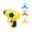 Yellow, variant on Handheld Flying Disc Launcher Interactive Cat Toy Durable ABS Prey Simulation Flying Propeller Shooter Indoor Outdoor Exercise Chasing Play Toy for All Breeds of Cats(Yellow-11x10.5cm)